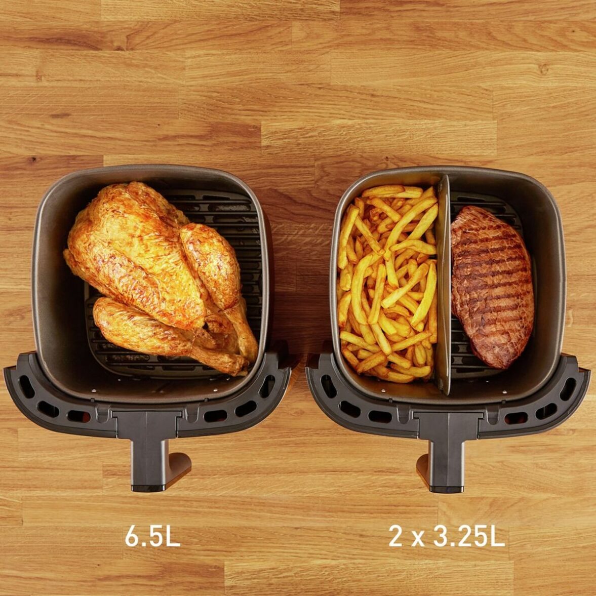 Freidora de Aire Tefal EY801D15 1650 W 6,5 L Negro Acero - Imagen 4