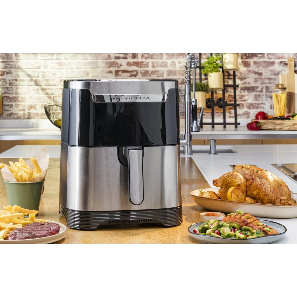 Freidora de Aire Tefal EY801D15 1650 W 6,5 L Negro Acero - Imagen 7