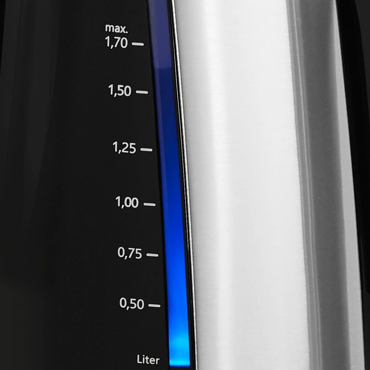 Hervidor y Tetera Eléctrica Melitta LOOK AQUA II BLACK EU Negro/Plateado Acero Inoxidable 2400 W 1,7 L - Imagen 3