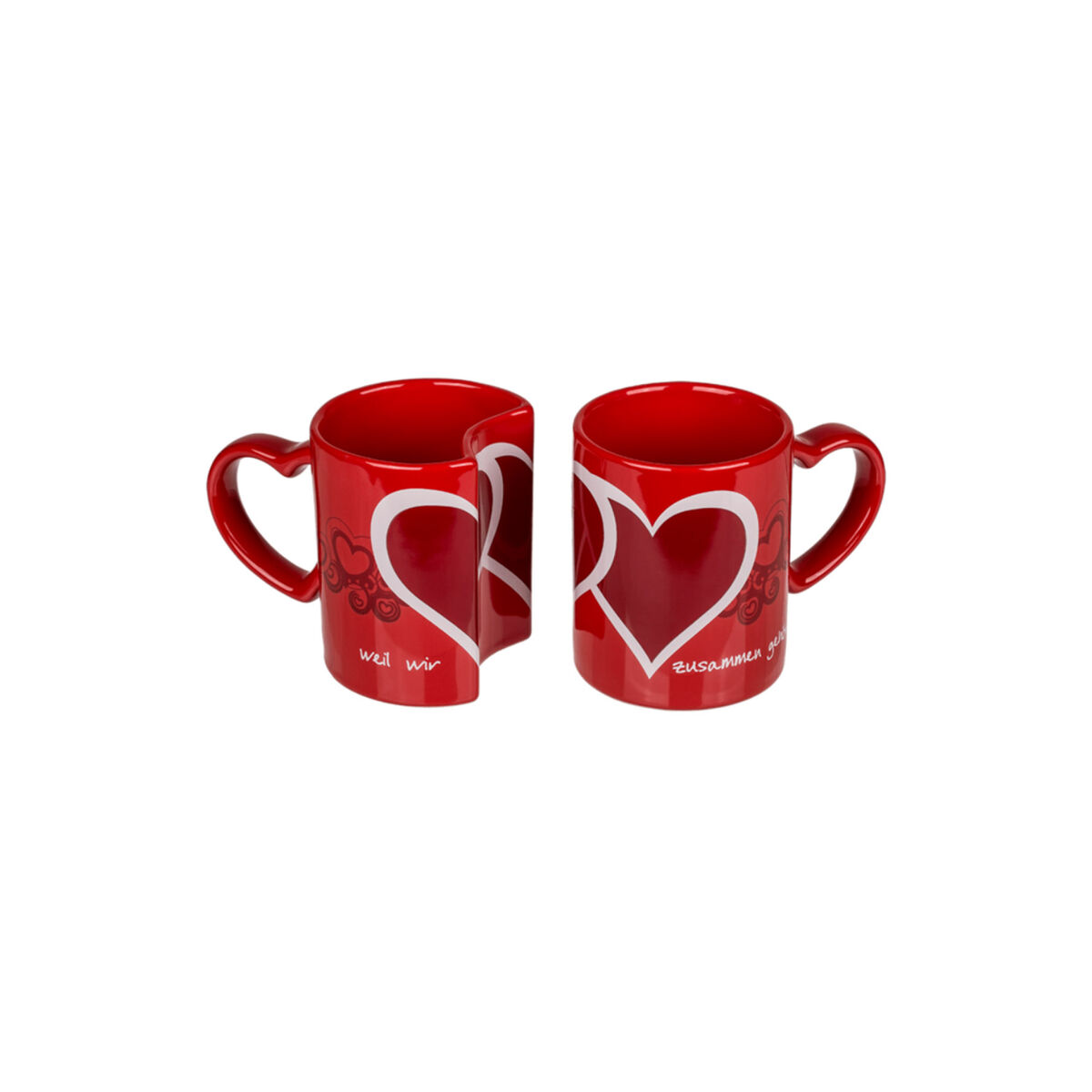 Juego de Tazas Out of the Blue Rojo (2 Unidades)