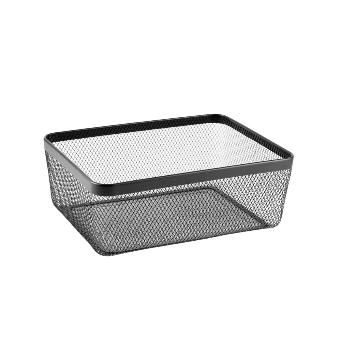 Cesta Multiusos Confortime Negro Metal 30,5 x 40,5 x 15,2 cm (6 Unidades) - Imagen 4