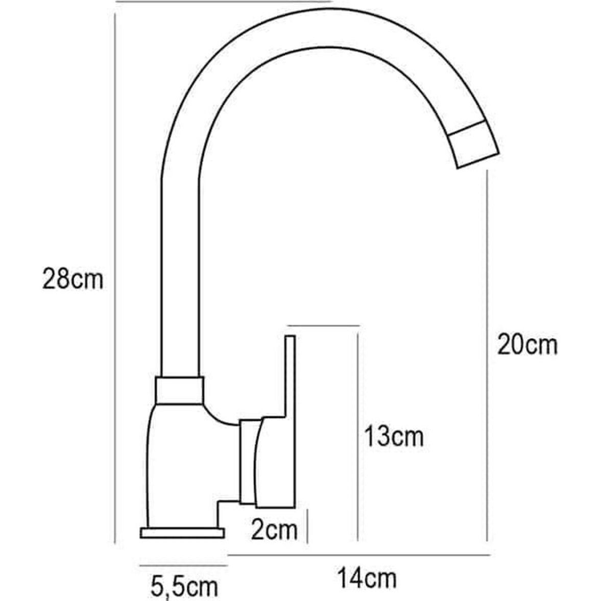 Grifo para Cocina Pyramis 090 923 501 Vainilla - Imagen 3