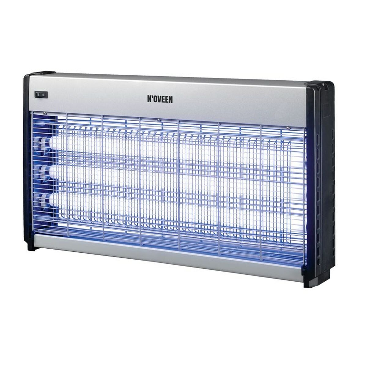 Lámpara Antimosquitos N'oveen IKN60 Blanco Plateado Metal