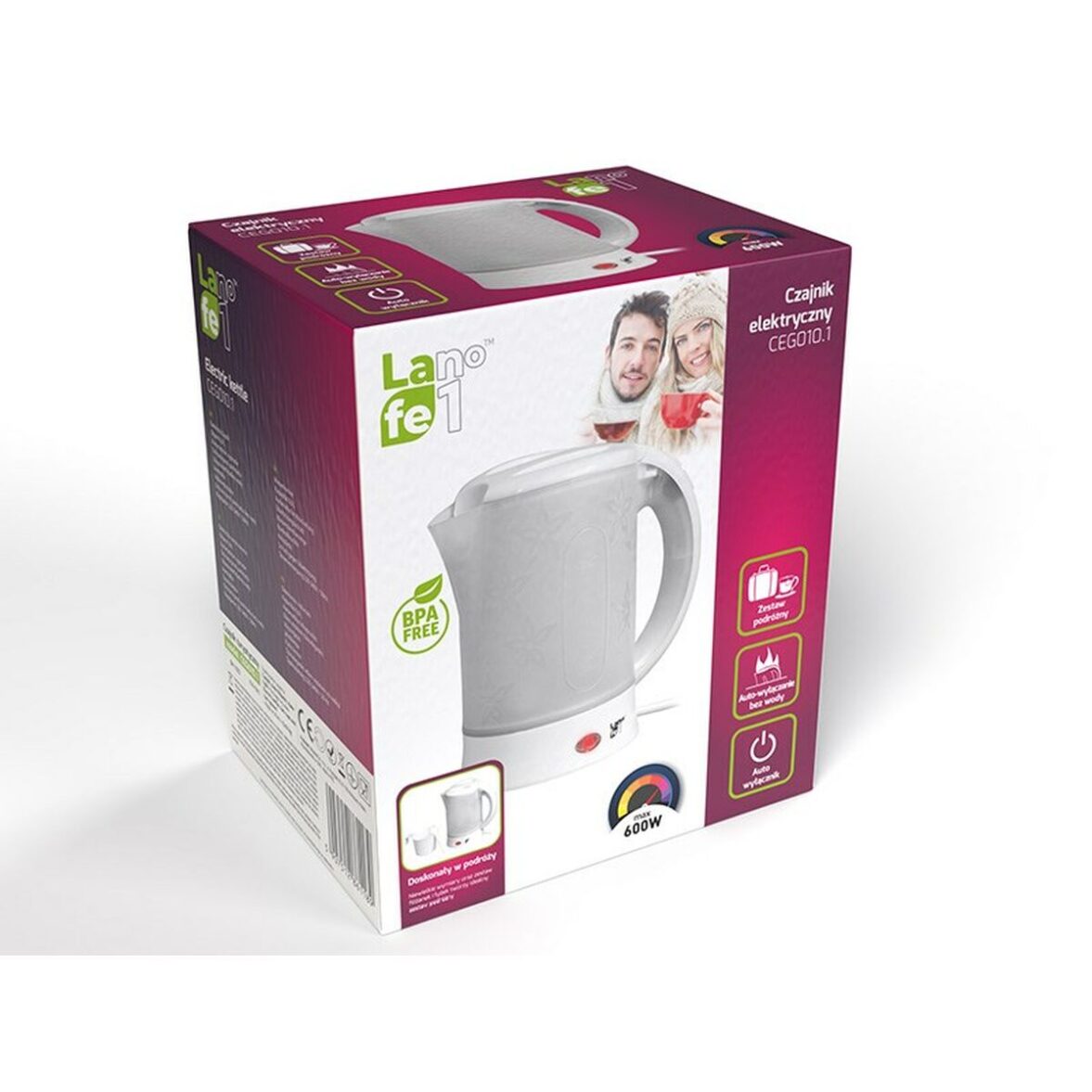 Hervidor Lafe LAFCZA45865 650 W 600 ml - Imagen 8
