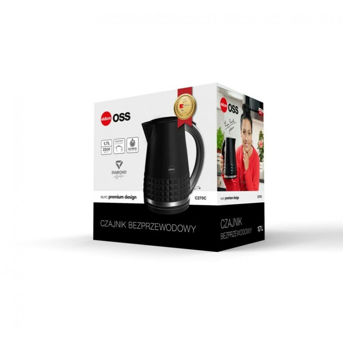 Hervidor Eldom C270C   Negro 2000 W 2150 W 1,5 L - Imagen 3
