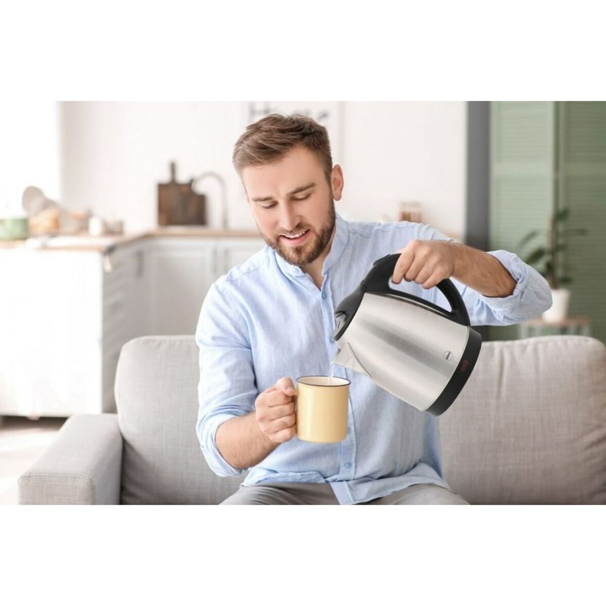 Hervidor Eldom HUMI Verde 1800 W 1,7 L - Imagen 7