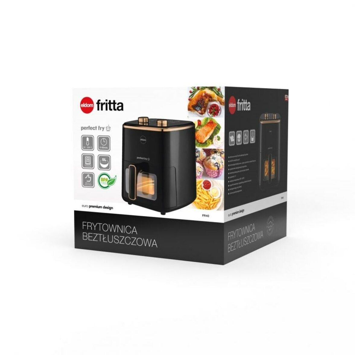 Freidora de Aire Eldom FR40 2400 W - Imagen 3