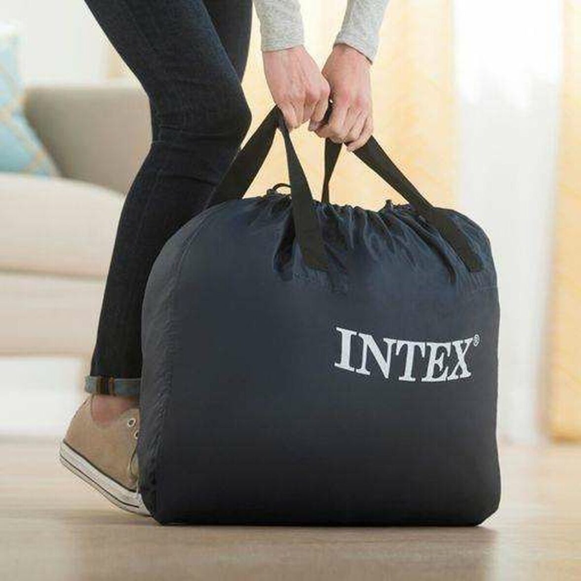 Cama Hinchable Intex Dura-Beam Deluxe Plush 152 x 236 x 86 cm 272 kg - Imagen 4