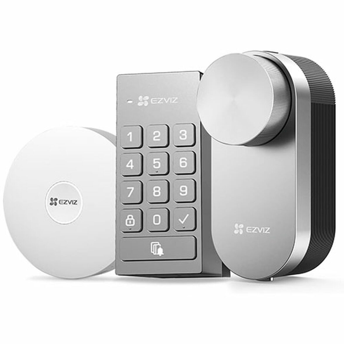 Cerrojo de seguridad Ezviz CS-DL01/DL01CP/A3-BK Blanco Gris Aluminio - Imagen 7