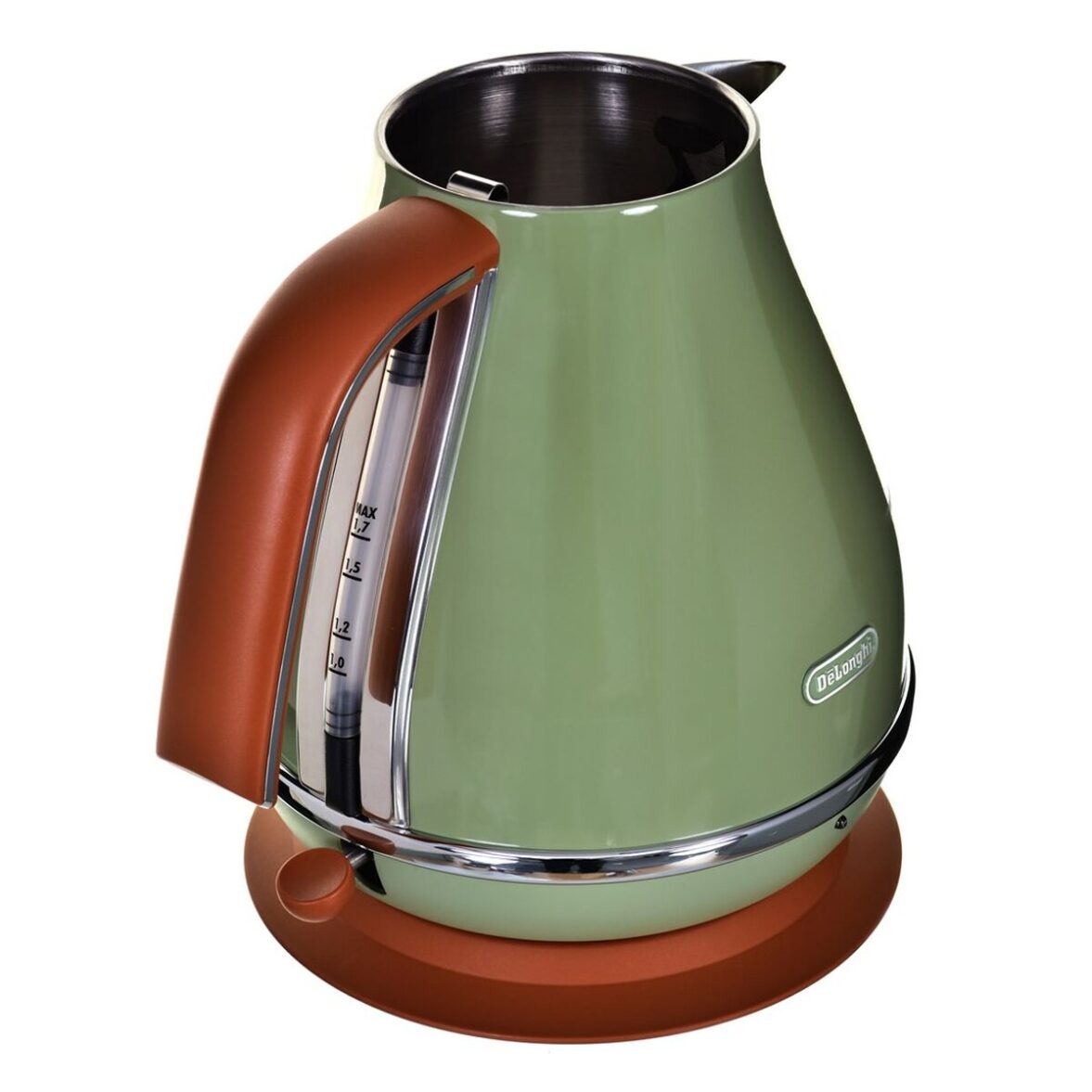 Tetera DeLonghi KBOV 2001.GR Verde Acero Inoxidable 1,7 L - Imagen 5