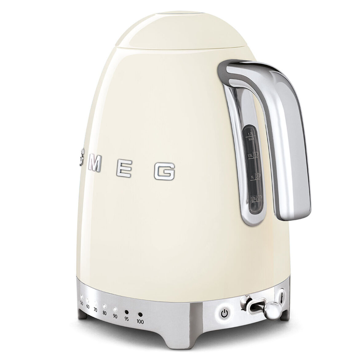 Hervidor Smeg KLF04CREU 2400 W 1,7 L Crema Acero Inoxidable Plástico - Imagen 3