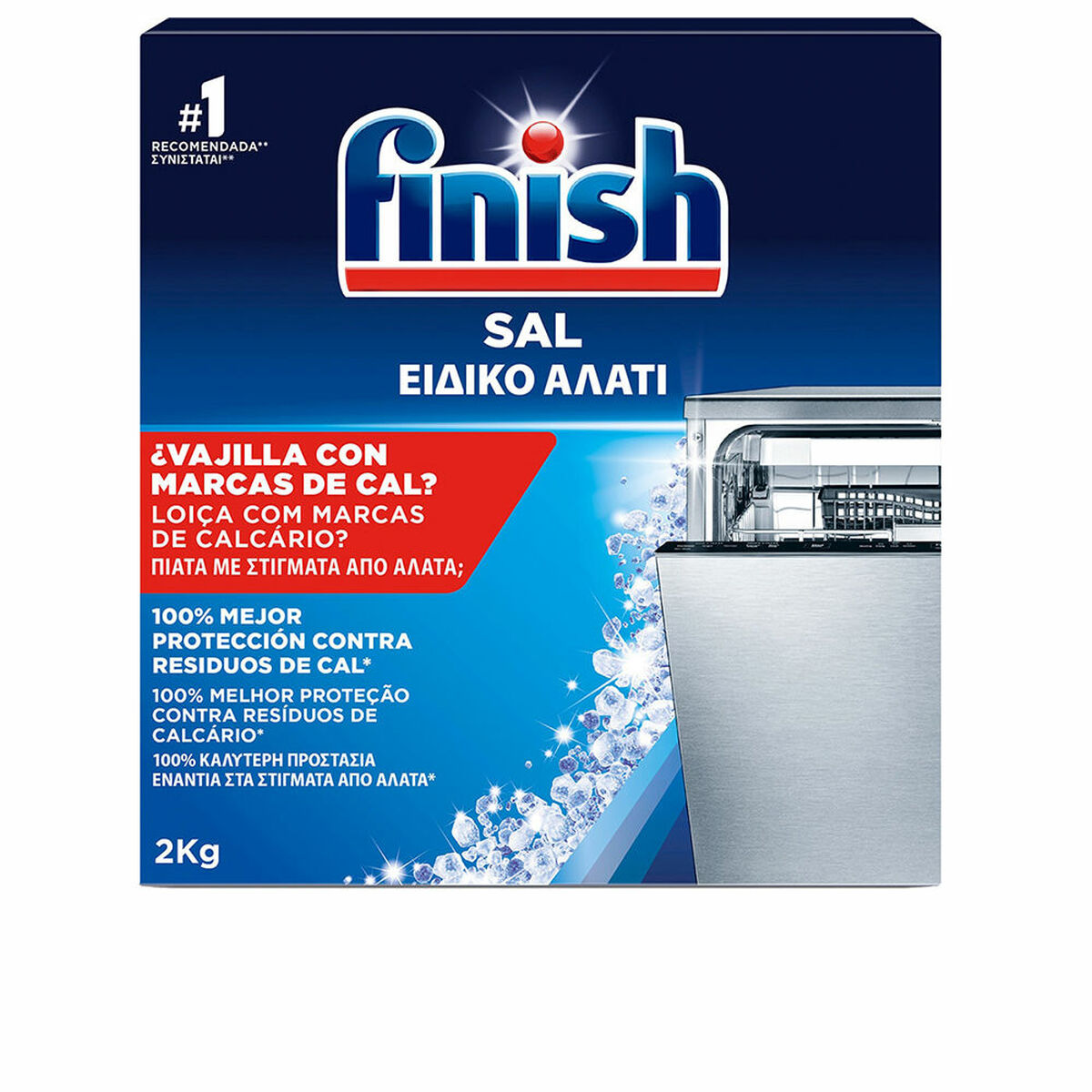 Sal para Lavavajillas Finish Finish 2 Kg