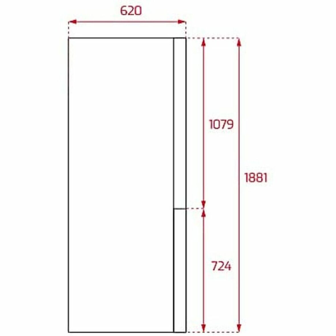 Frigorífico combinado Teka NFL345  Blanco (188 x 60 cm) - Imagen 3