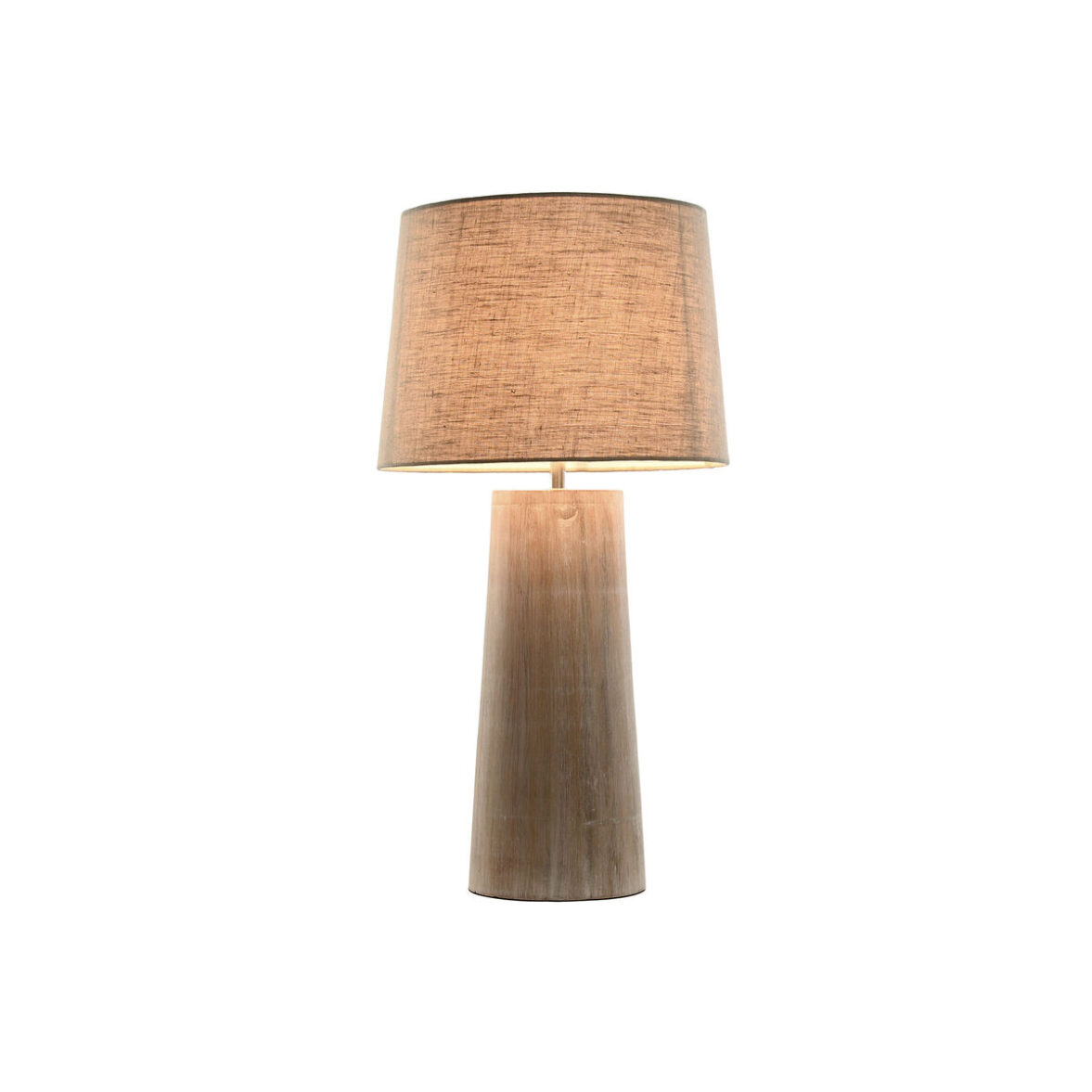 Lámpara de mesa Home ESPRIT Natural Madera de mango 50 W 220 V 35 x 35 x 69 cm - Imagen 5