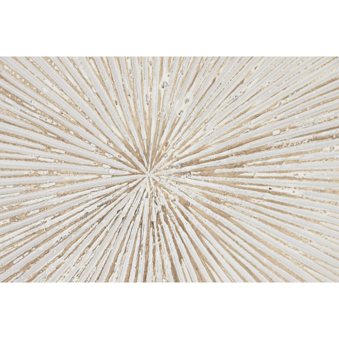 Decoración de Pared Home ESPRIT Blanco Indio Acabado envejecido 120 x 5 x 120 cm - Imagen 3