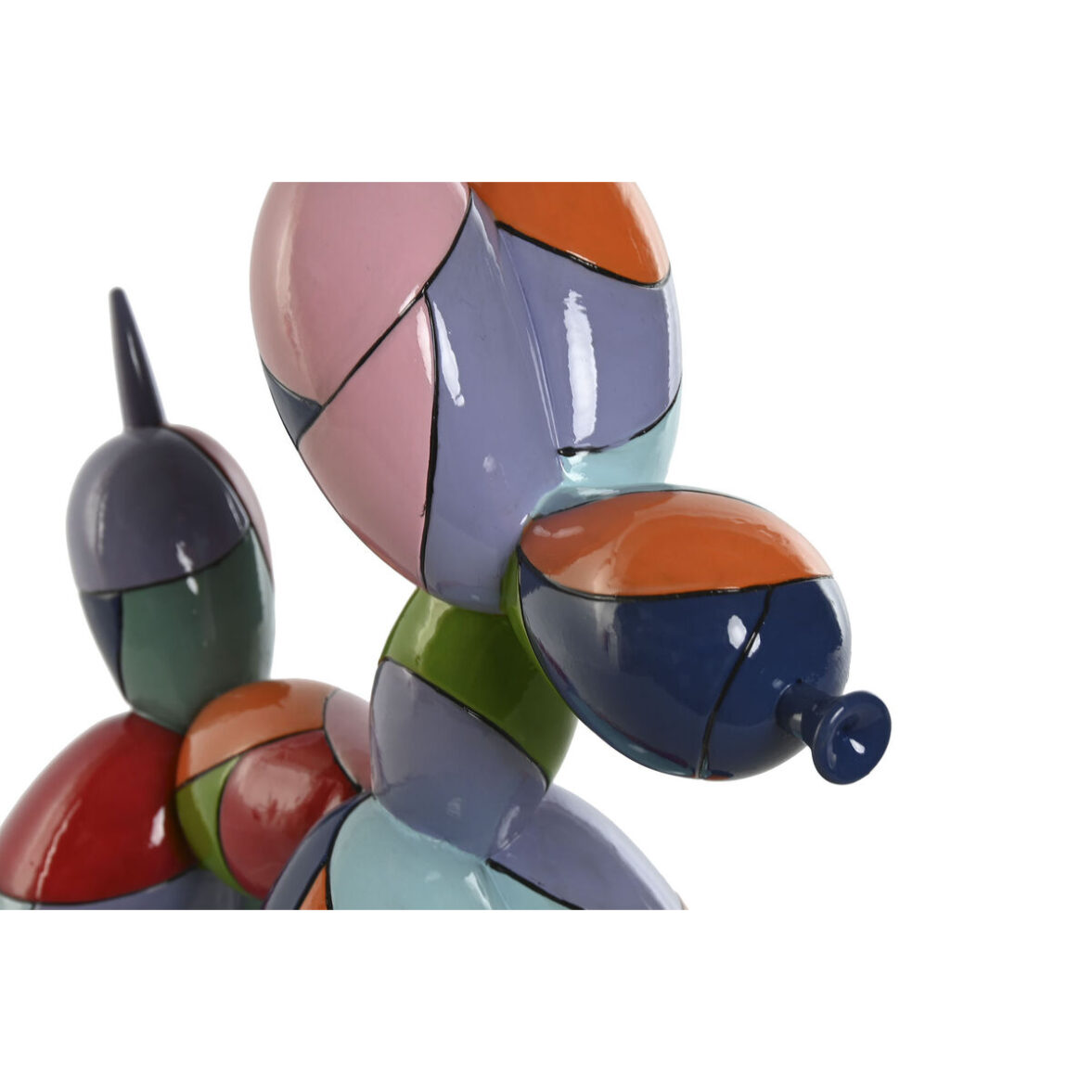 Figura Decorativa Home ESPRIT Multicolor Perro 31 x 12 x 27 cm - Imagen 4