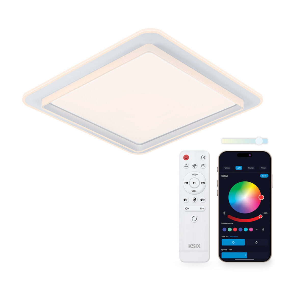 Plafón LED KSIX Celeste (3000k - 6500k) - Imagen 6