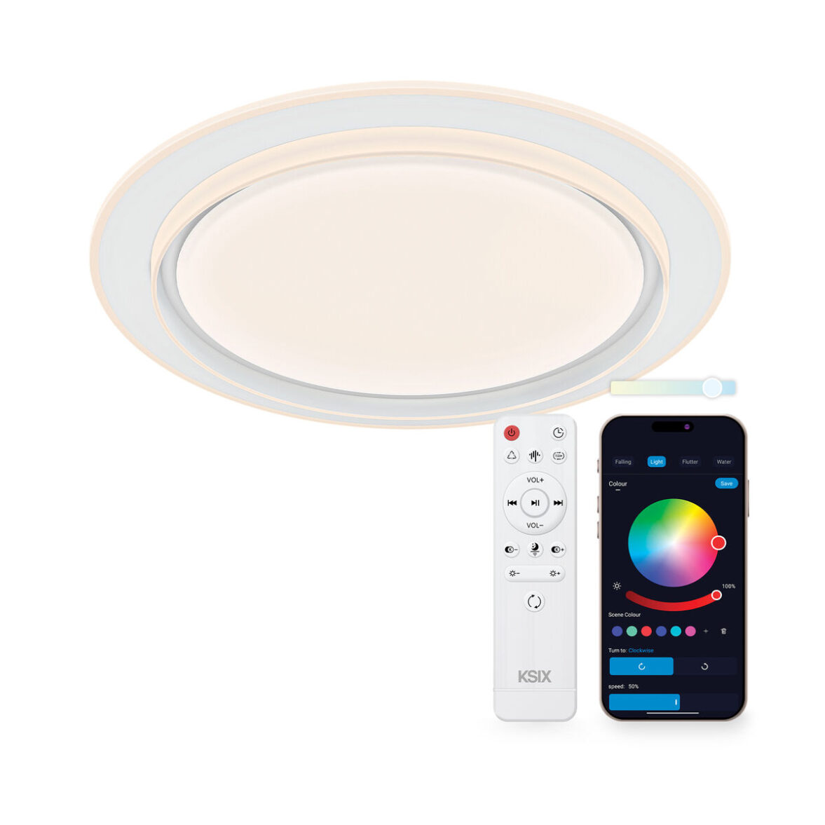 Plafón LED KSIX Sfera (3000k - 6500k) - Imagen 4