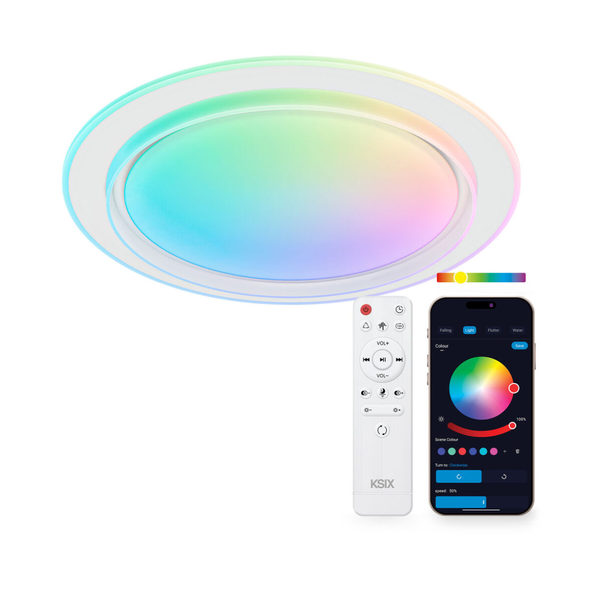 Plafón LED KSIX Sfera (3000k - 6500k) - Imagen 6