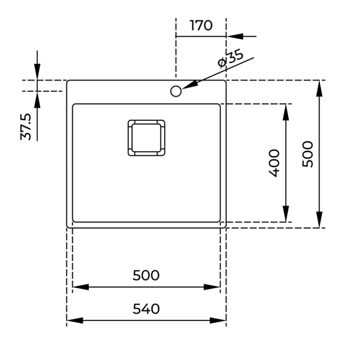 Fregadero de Un Seno Teka Forlinea RS15 50.40 Acero - Imagen 5