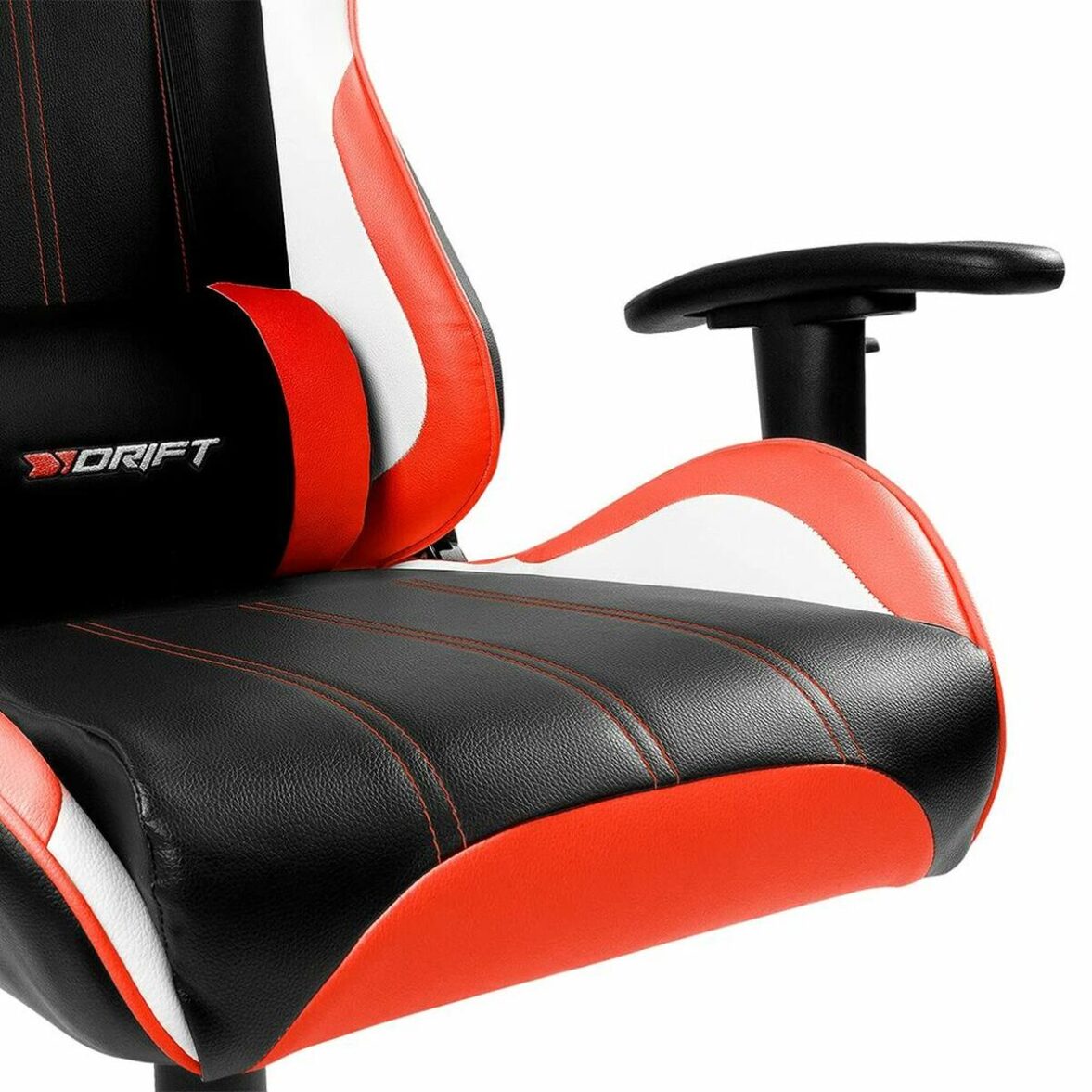 Sillón de Oficina DRIFT DR175 Rojo Negro - Imagen 5