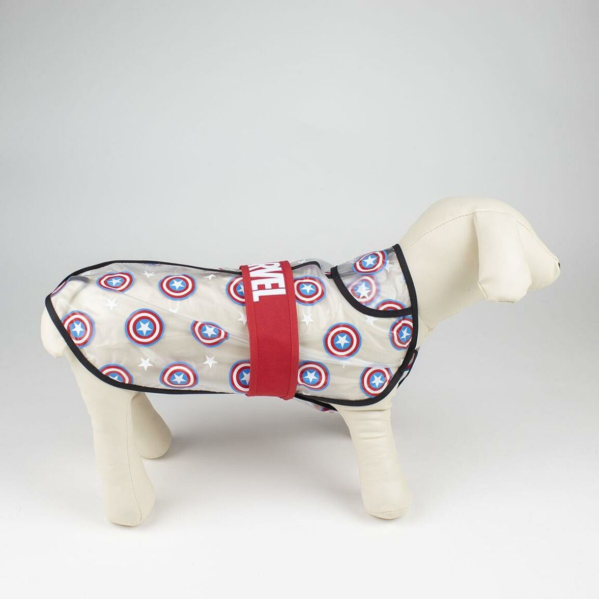 Chubasquero para Perro The Avengers Rojo Transparente M - Imagen 7
