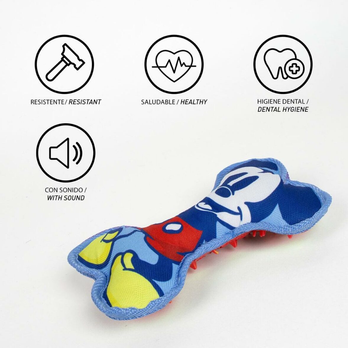 Juguete para perros Mickey Mouse 23 x 12 x 3 cm - Imagen 6