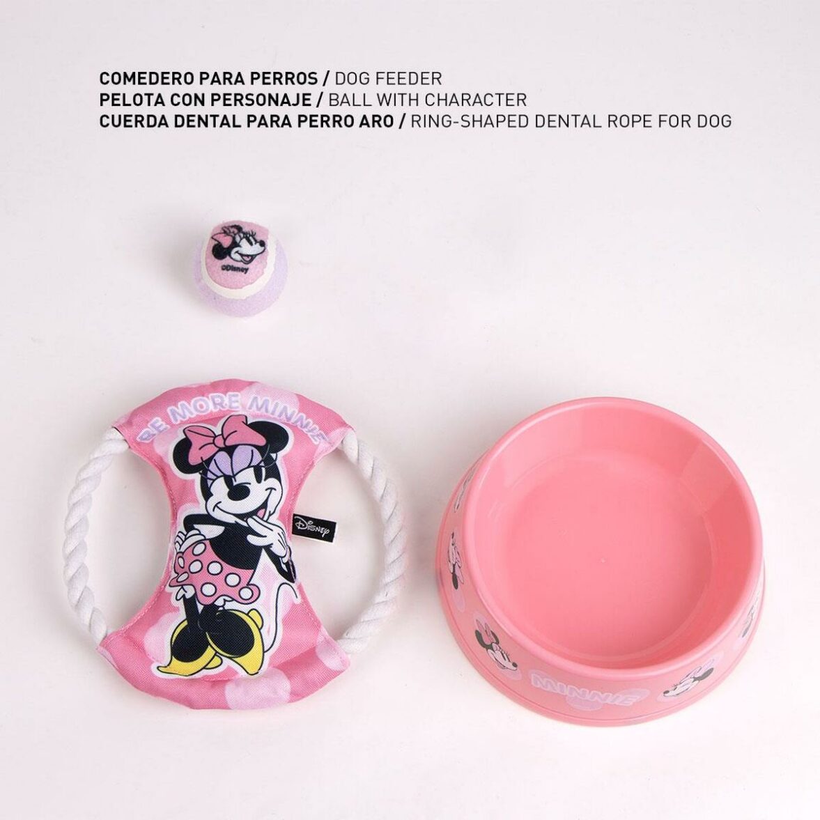 Set de Regalo Minnie Mouse Rosa 21,0 x 21,0 x 8,8 cm Perro - Imagen 6