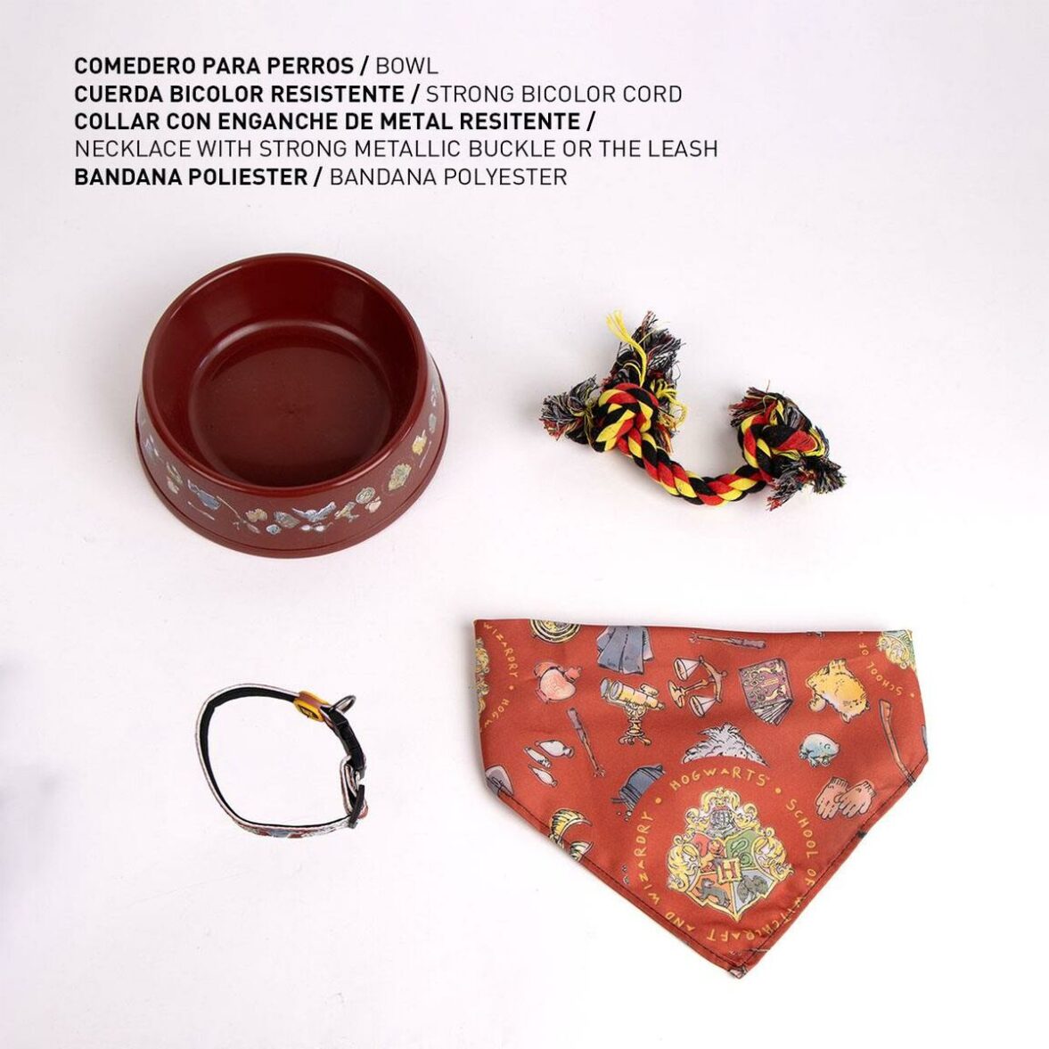 Set de Regalo Harry Potter Rojo Oscuro 21,0 x 21,0 x 8,8 cm Perro 4 Piezas - Imagen 6