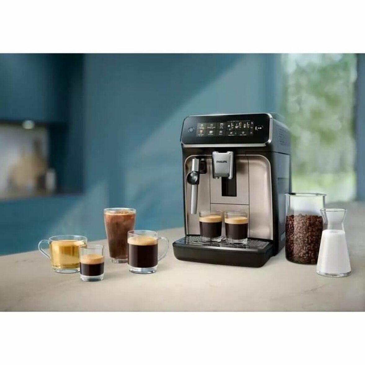 Cafetera Superautomática Philips EP3321/40 Negro 15 bar 1,8 L - Imagen 4
