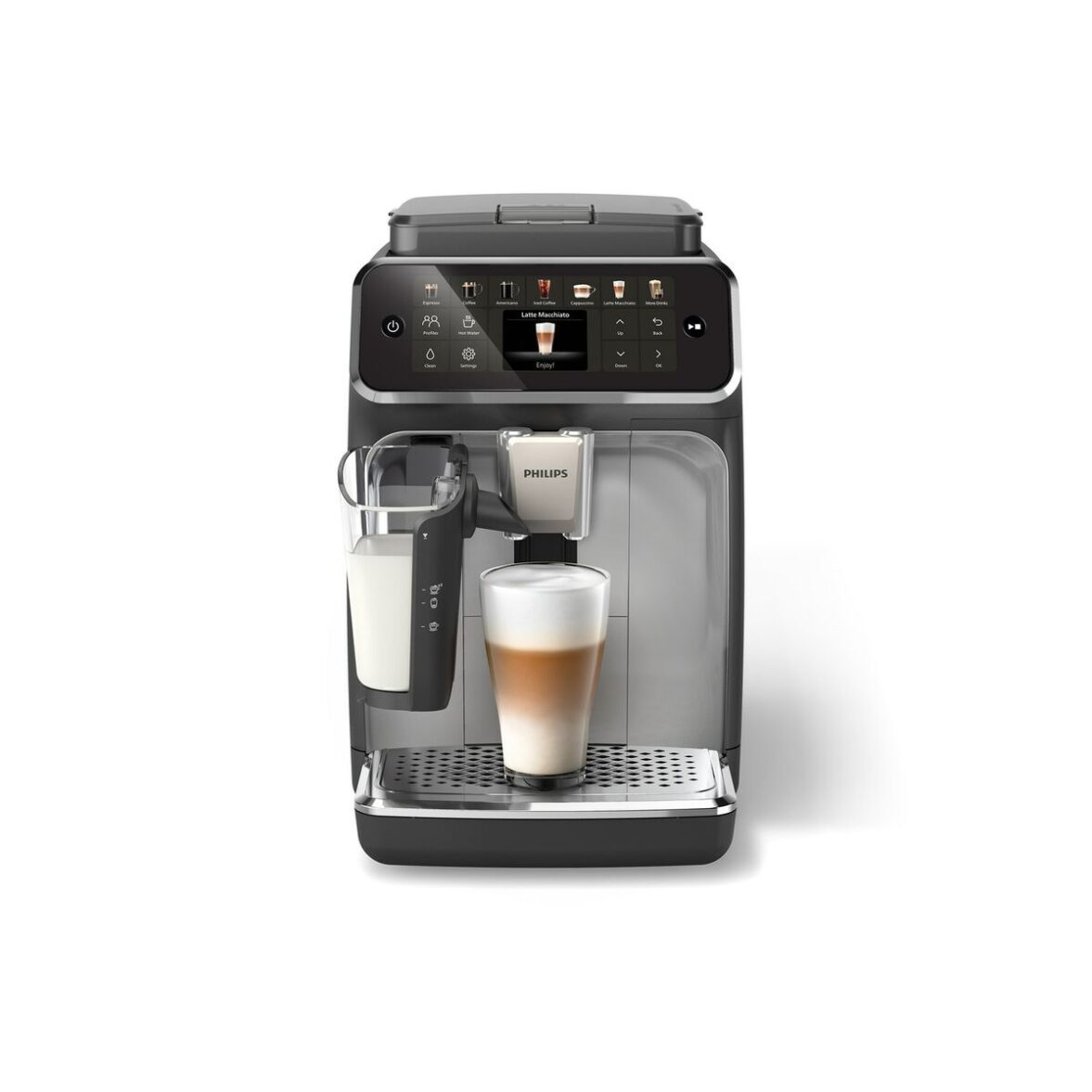 Cafetera Superautomática Philips EP4446/70 Negro Plateado 230 W 15 bar 1,8 L - Imagen 9
