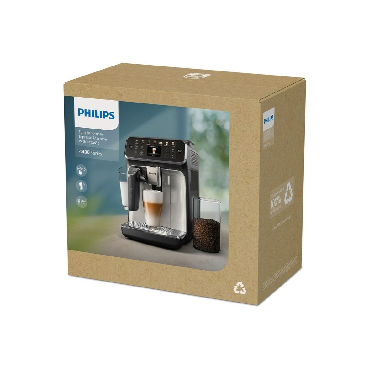 Cafetera Superautomática Philips EP4446/70 Negro Plateado 230 W 15 bar 1,8 L - Imagen 3