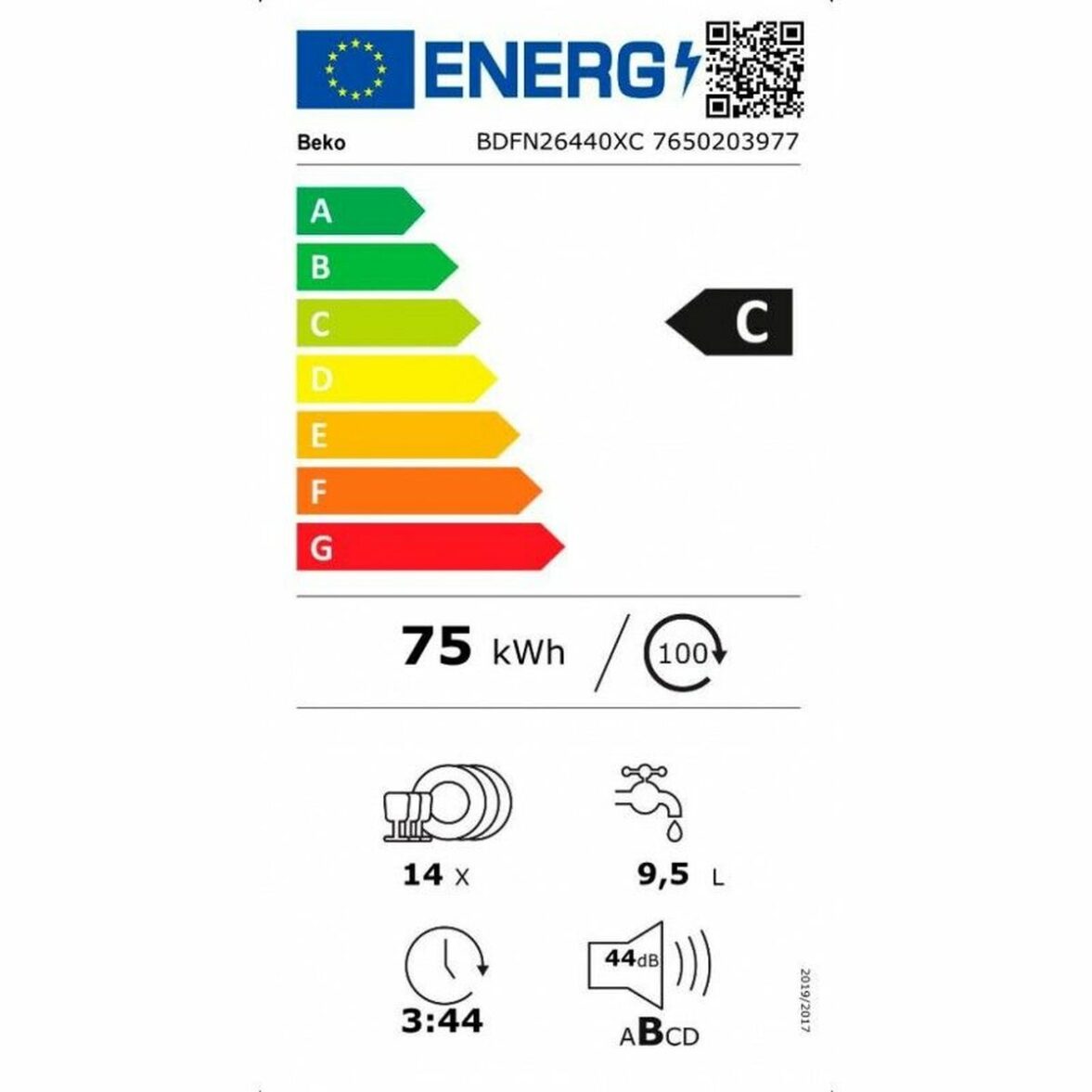 Lavavajillas BEKO BDFN26440XC 60 cm - Imagen 3