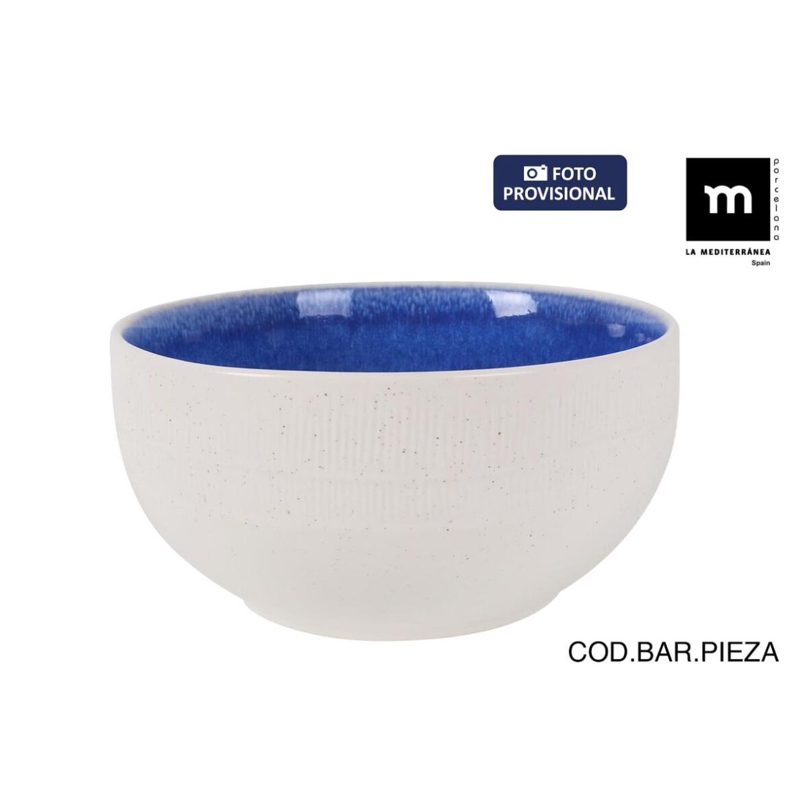 Ensaladera La Mediterránea Calobra Azul (16 Unidades) - Imagen 3