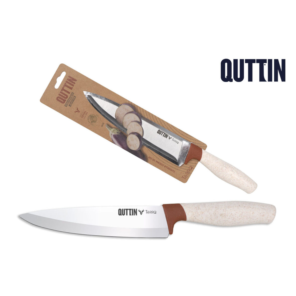 Cuchillo de Cocina Quttin Terra 20 cm (24 Unidades) - Imagen 5