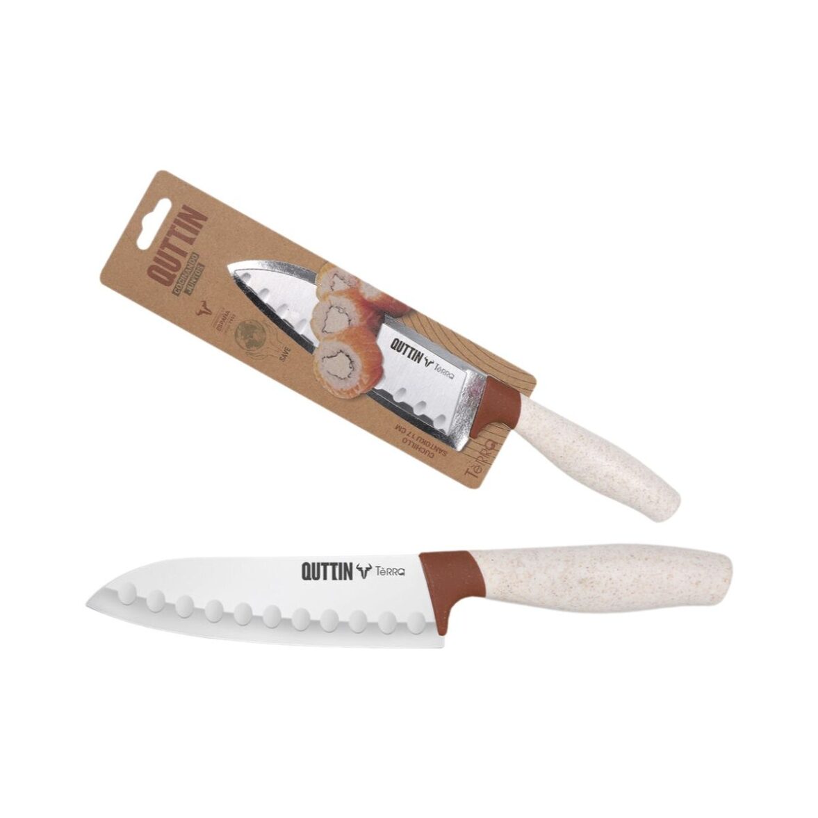 Cuchillo de Cocina Quttin Terra 17 cm (24 Unidades) - Imagen 5