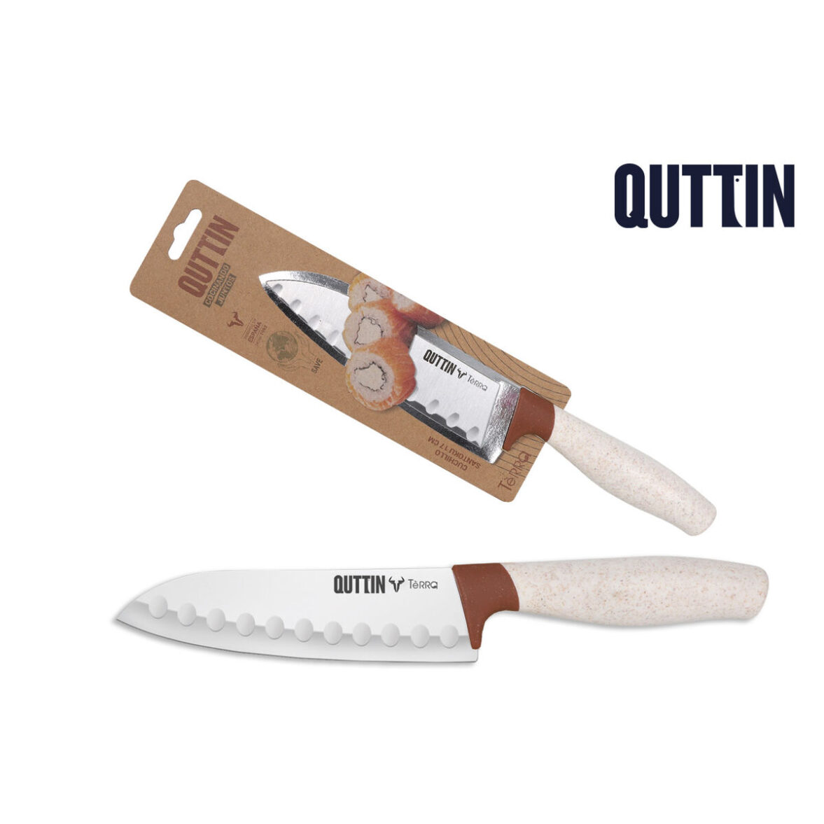 Cuchillo de Cocina Quttin Terra 17 cm (24 Unidades) - Imagen 3