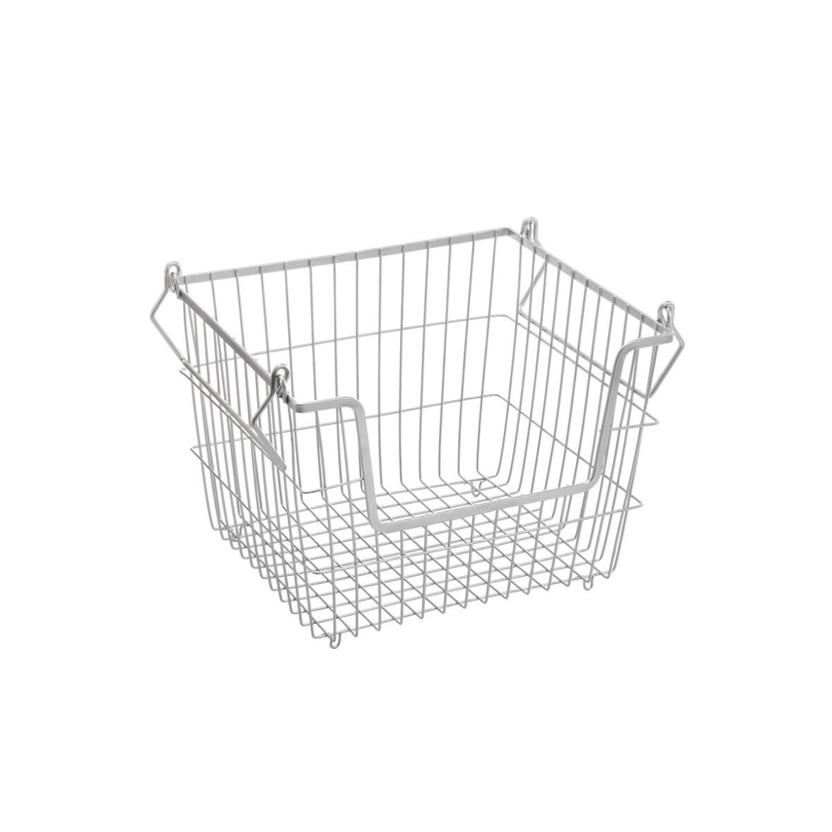 Cesta Multiusos Confortime Gris Metal 32 x 27 x 23 cm (6 Unidades) - Imagen 4