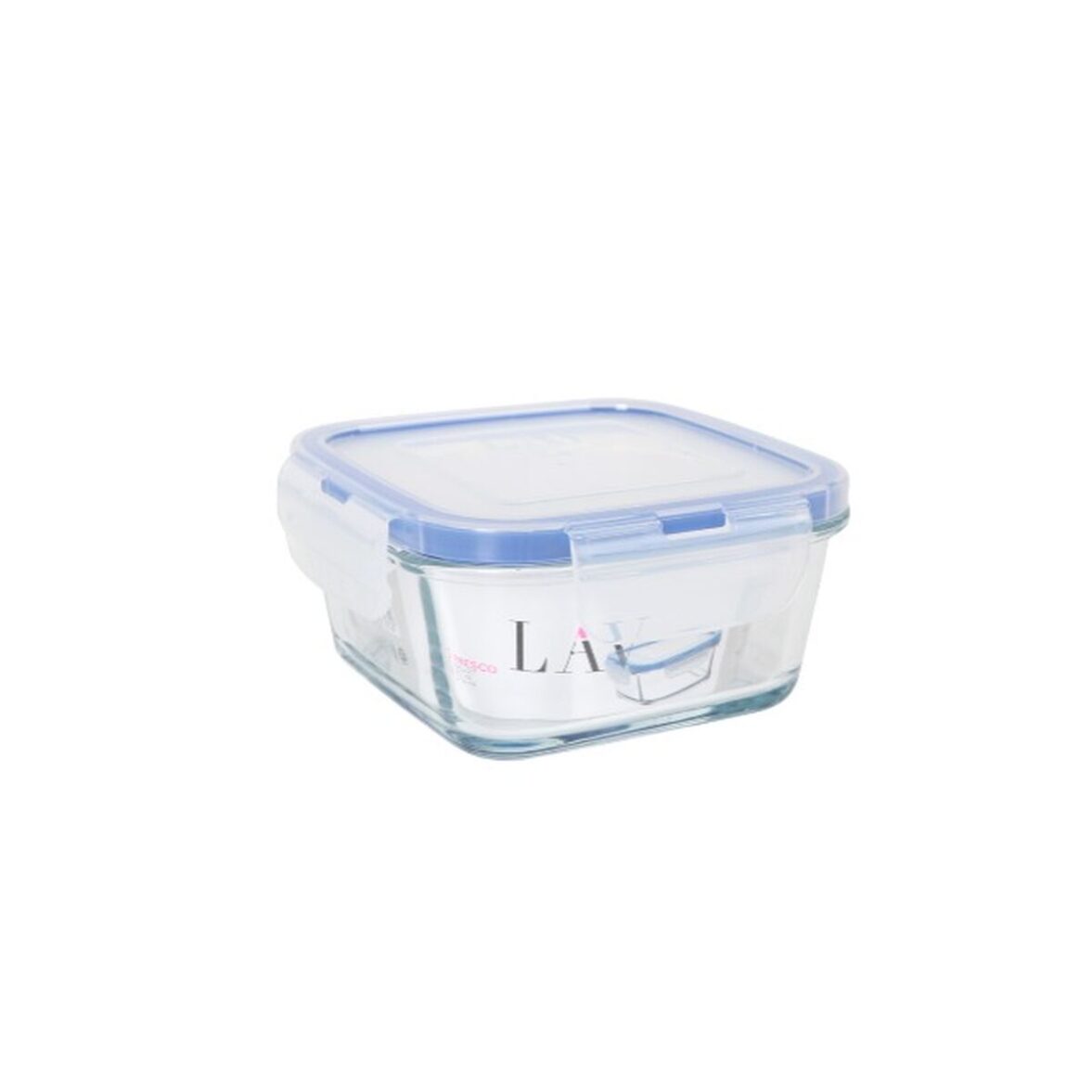 Fiambrera Hermética LAV Azul Transparente 375 ml (12 Unidades) - Imagen 3