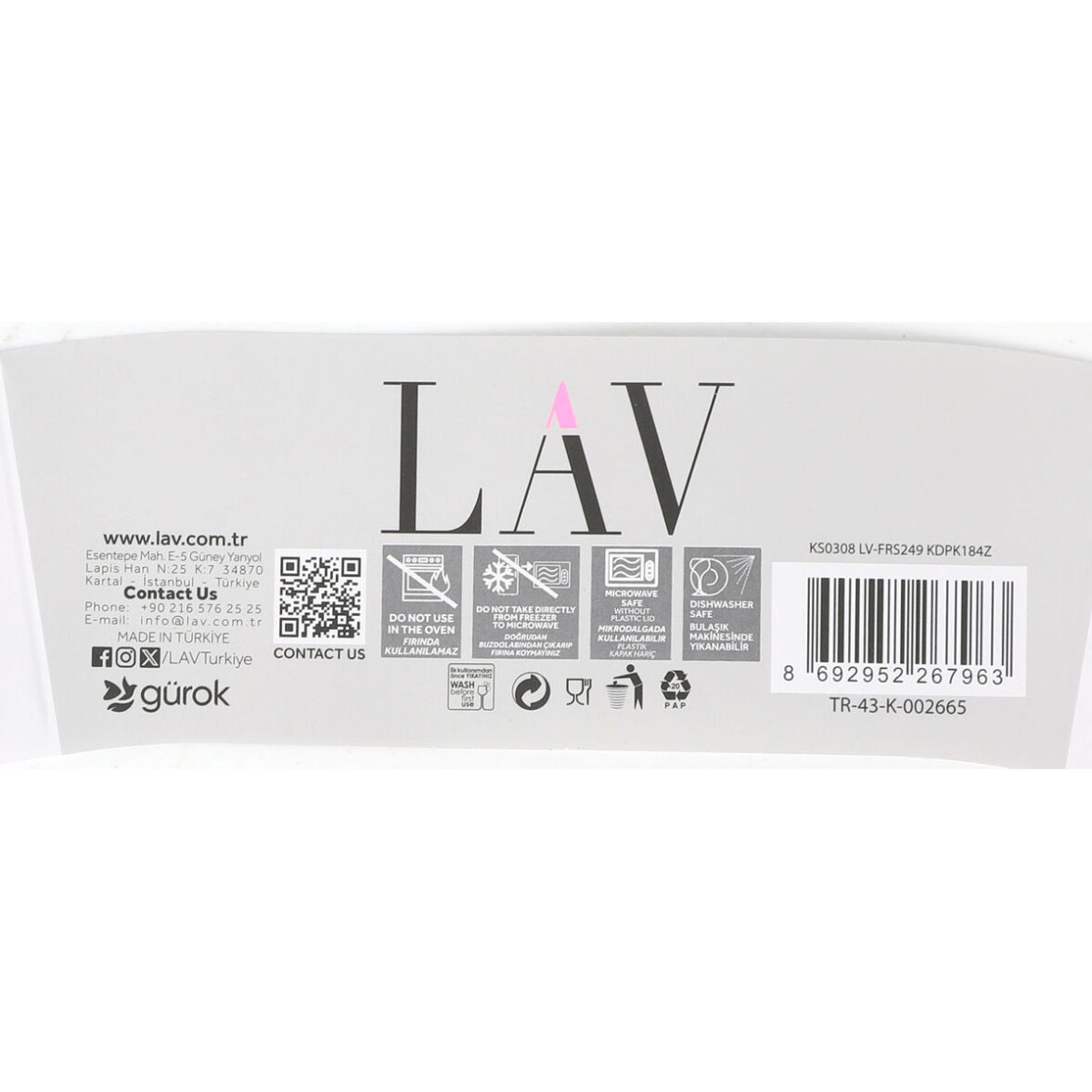 Fiambrera Hermética LAV Azul Transparente 1,15 L (8 Unidades) - Imagen 3