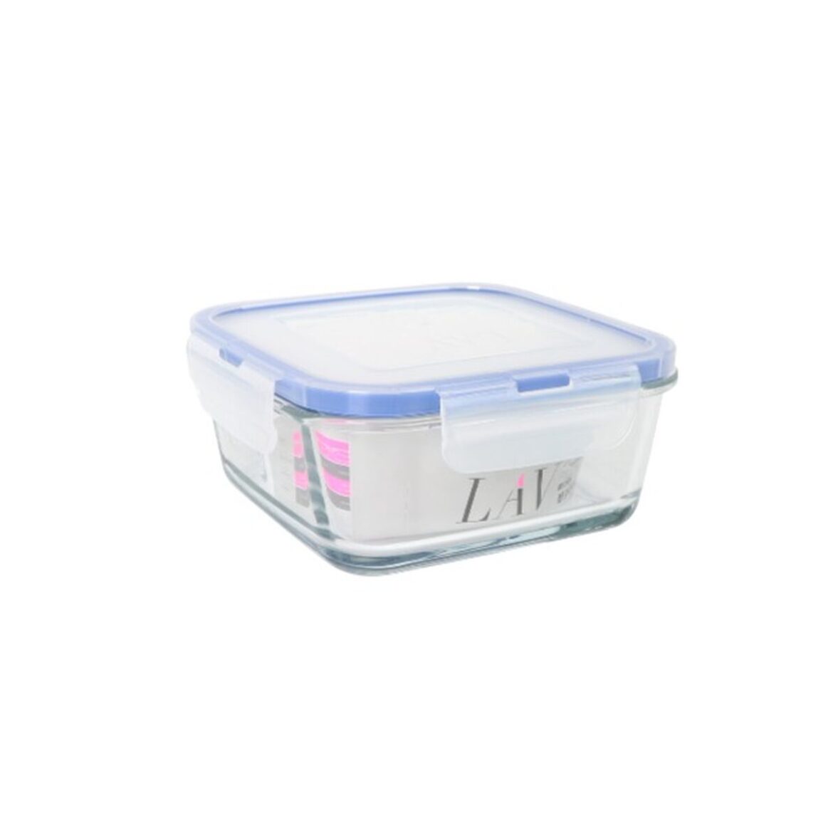 Fiambrera Hermética LAV Azul Transparente 0,72 l (12 Unidades) - Imagen 4