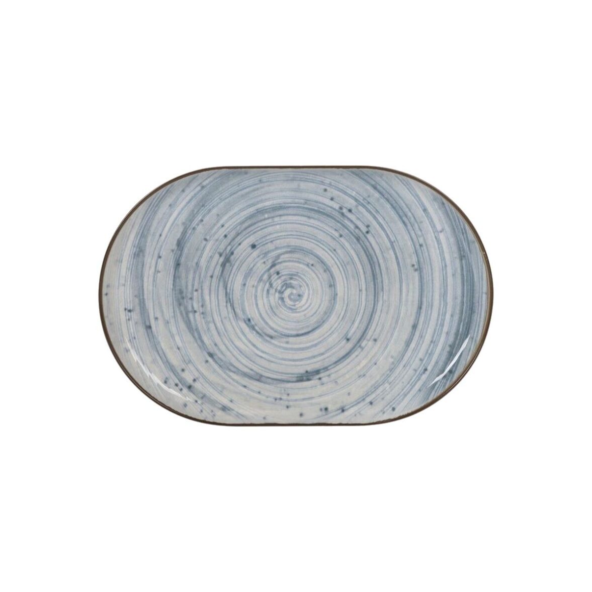 Fuente de Cocina La Mediterránea Swirl Ovalado 30 x 20 x 2,5 cm (12 Unidades) - Imagen 3