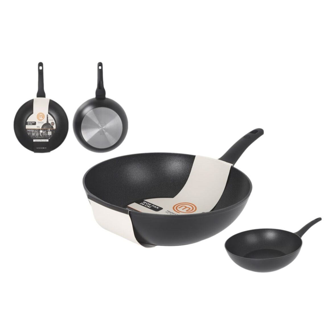 Sartén Wok MasterChef 28 cm (6 Unidades) - Imagen 3