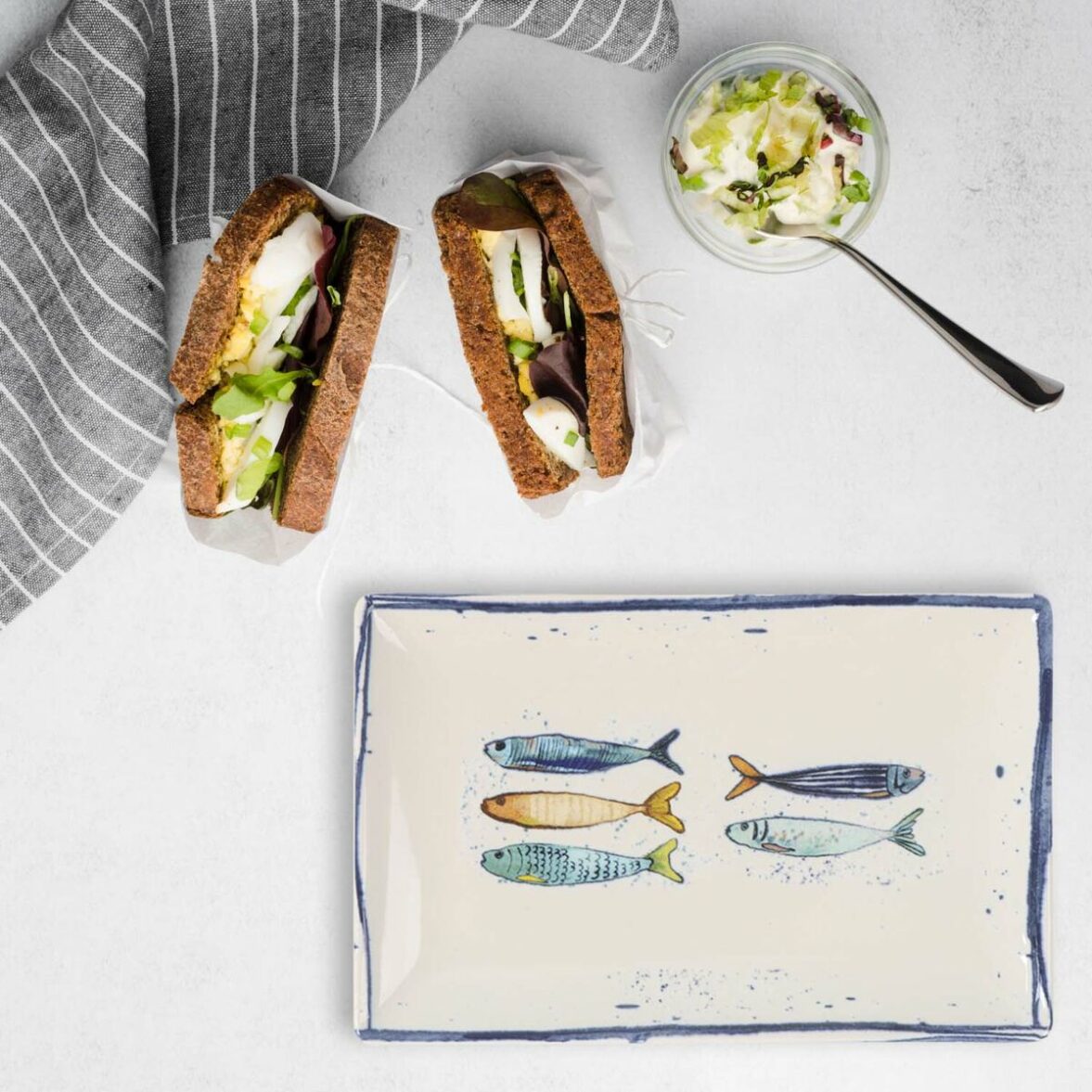 Fuente de Cocina La Mediterránea Peixe Rectangular Peces 25,3 x 15 x 2 cm (18 Unidades) - Imagen 4