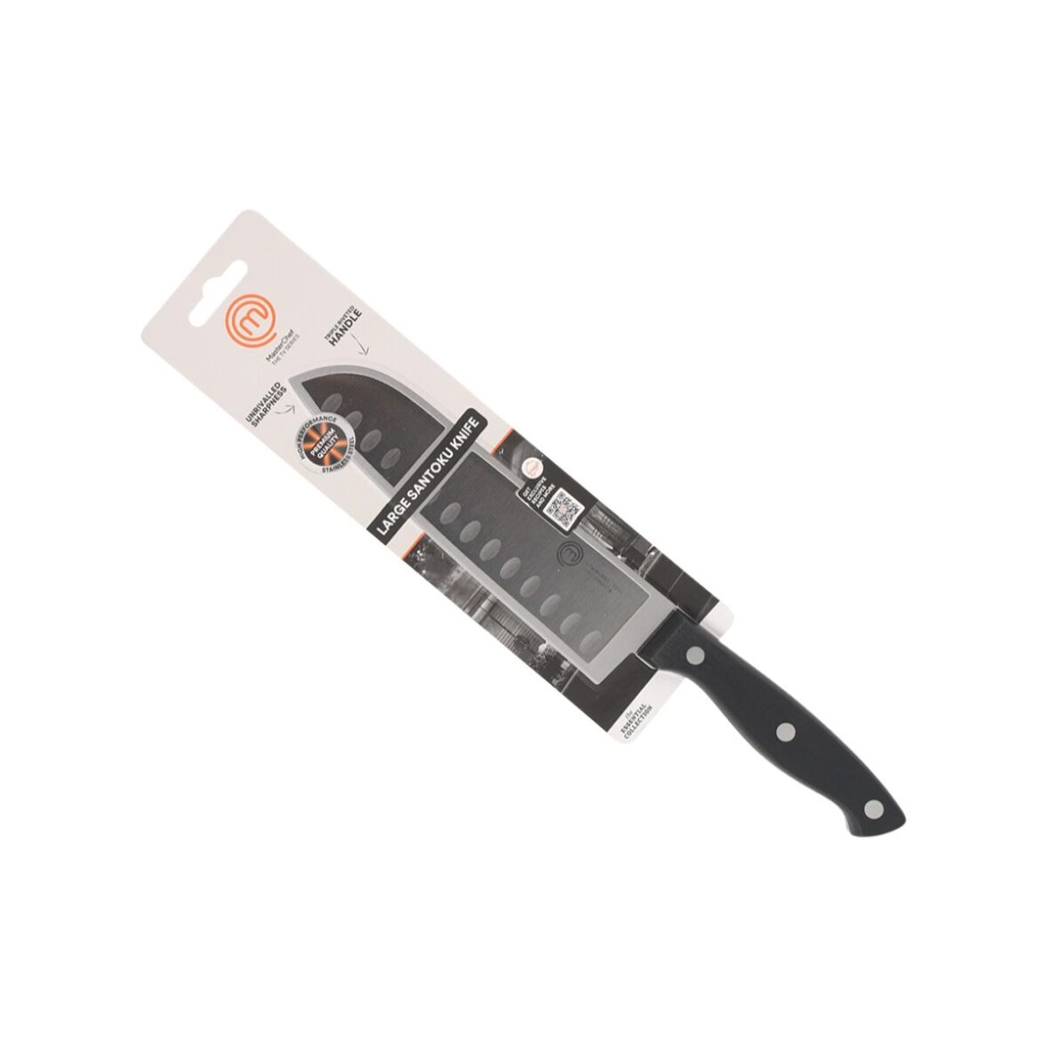 Cuchillo de Cocina MasterChef Negro Plateado 18 cm (18 Unidades) - Imagen 5