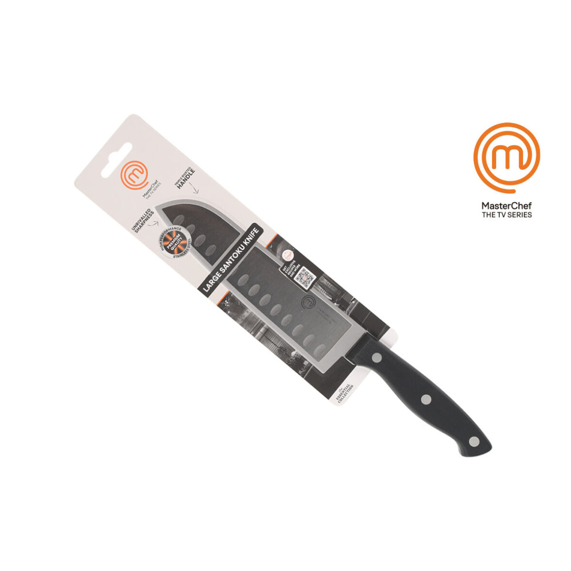 Cuchillo de Cocina MasterChef Negro Plateado 18 cm (18 Unidades) - Imagen 4