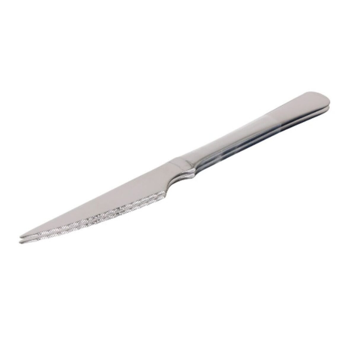 Set de Cuchillos para Carne Quttin Classic Plateado Acero Inoxidable 21,5 x 1,9 cm 2 Piezas (12 Unidades) - Imagen 4