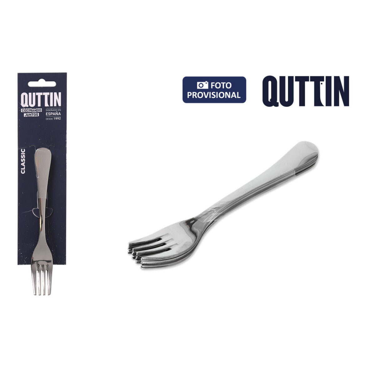 Tenedor Quttin Classic 6 Piezas (12 Unidades) - Imagen 4