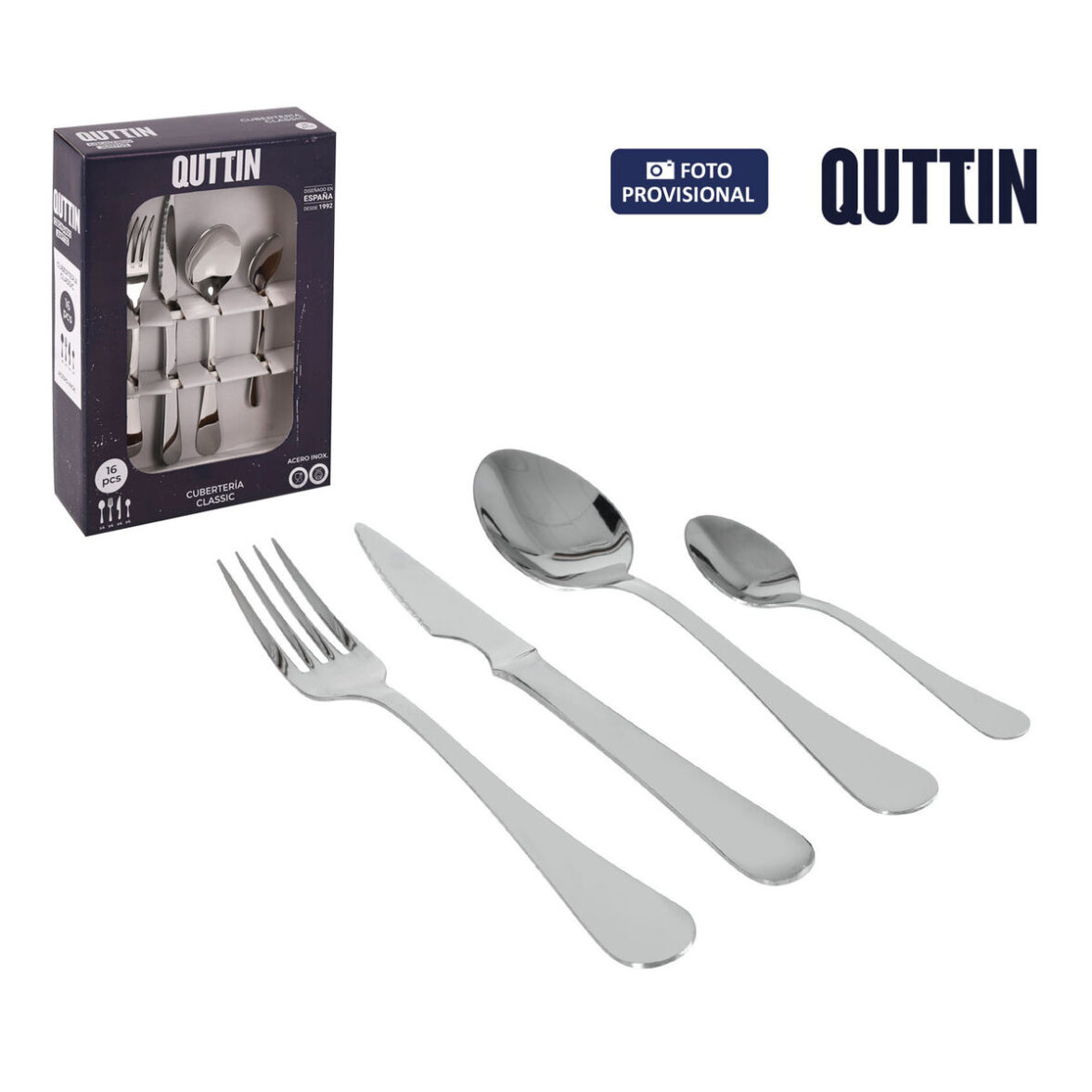Cubertería Quttin Classic (8 Unidades) - Imagen 3