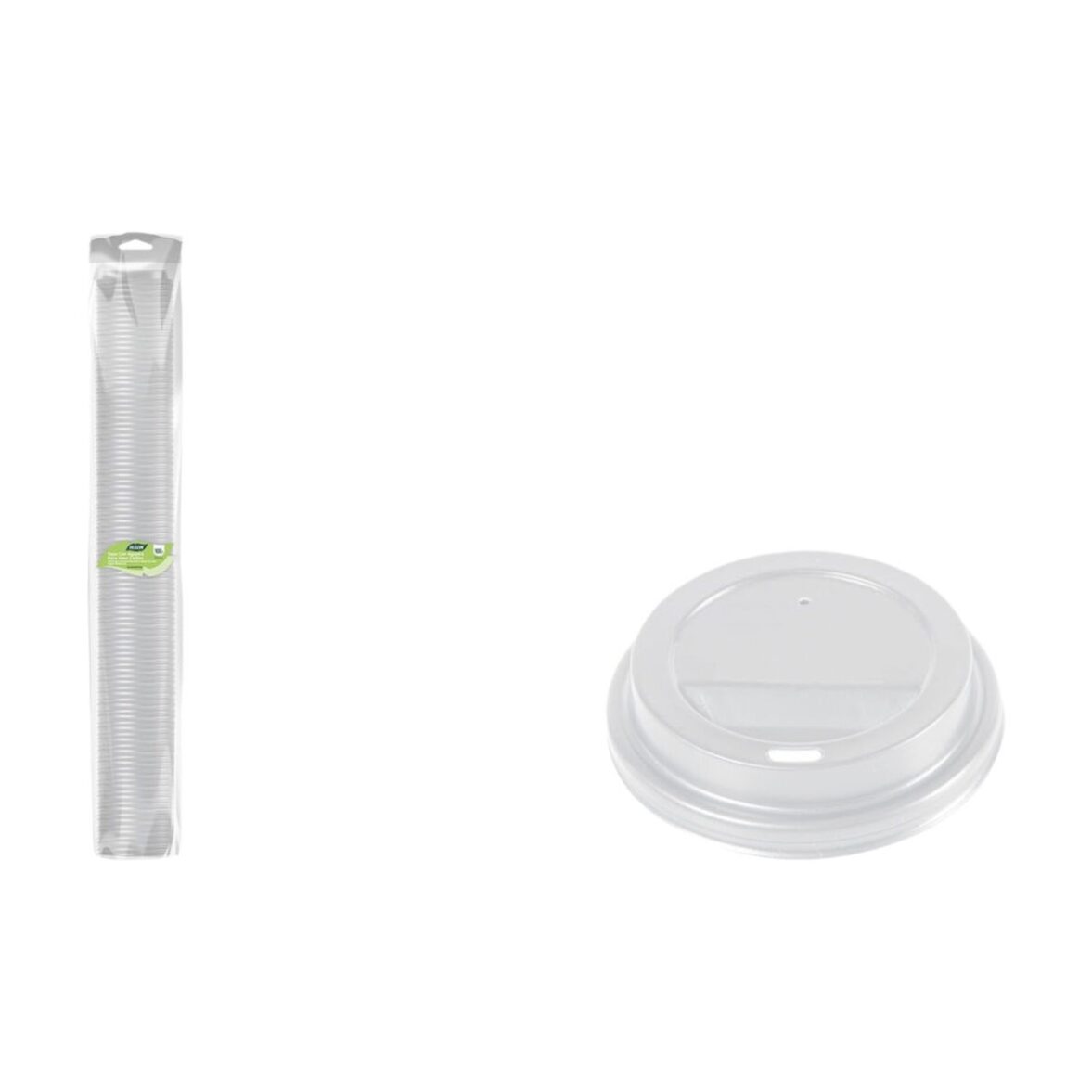 Set de tapas para vasos Algon 250 ml 100 Piezas (12 Unidades) - Imagen 4
